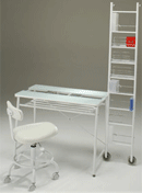�X�R�b�gDisplay Desk PD-95G(WH)�ƃX�R�b�gWall Rack AYT-311(WH) 