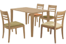 �X�e���X�_�C�j���O5�_�Z�b�g(�e�[�u��W120�~D75�~H71cm�EI�^�`�F�A)