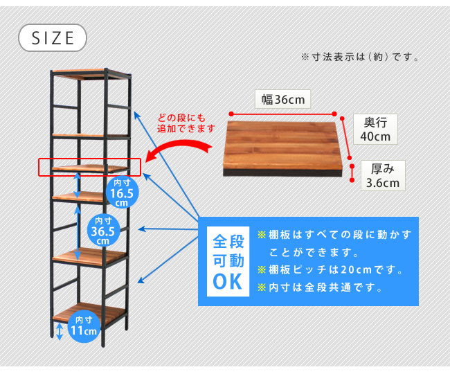 ブリックラックシリーズ 追加用棚板 40×40 PRU-T4040