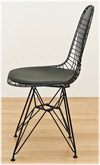 �C�[���Y DKR Wire�@Chair CR-07 �N�b�V�����t�� CR-07BK�i���ʁj