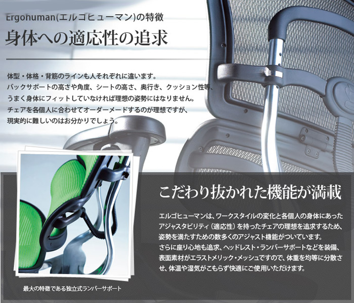 Ergohuman エルゴヒューマン