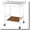 �J�v�`�[�m�@�K���X�g�b�v���S�� GLASS TOP WAGON IVORY CPW501IV