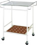カプチーノ ガラストップワゴン GLASS TOP WAGON IVORY CPW501IV カプチーノ ガラストップワゴン GLASS TOP WAGON IVORY CPW501IV