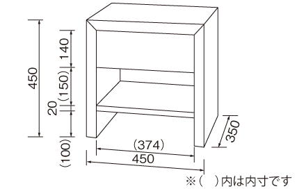 サイドテーブル BA-31D ベッド小物 CHERRY チェリー 桜屋工業 HOMEDAY ホームデイ