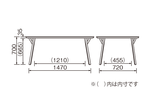 ダイニングテーブル DT-22 CHERRY チェリー 桜屋工業 HOMEDAY ホームデイ