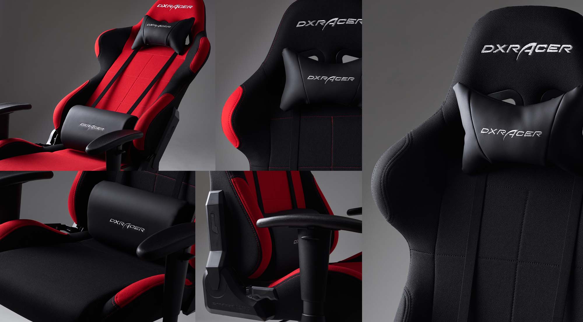 デラックスレーサー DXRACER DXR-RDN V2 ゲーミングチェア フォーミュラシリーズ レッド ファブリック