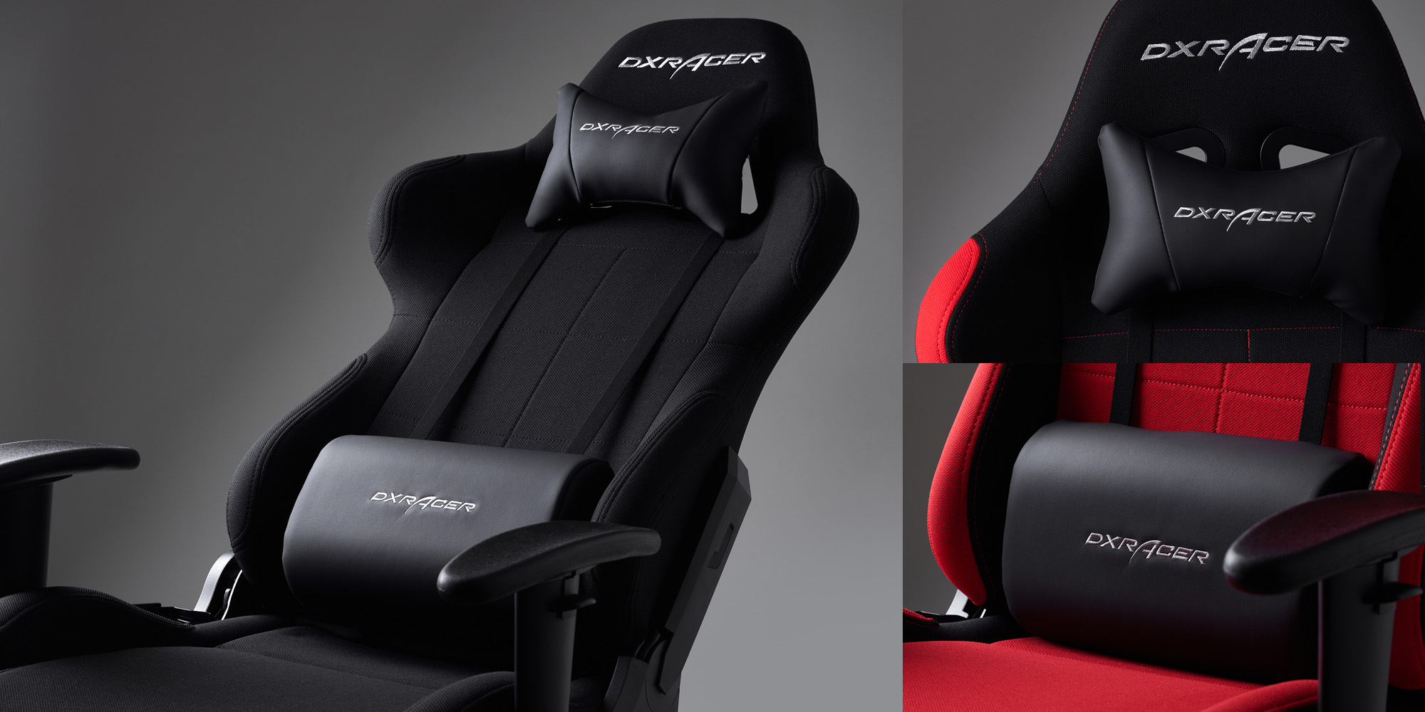 デラックスレーサー DXRACER DXR-BKN V2 ゲーミングチェア フォーミュラシリーズ ブラック ファブリック