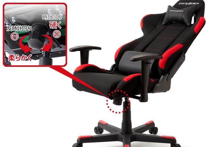 デラックスレーサー DXRACER DXR-BKN V2 ゲーミングチェア フォーミュラシリーズ ブラック ファブリック