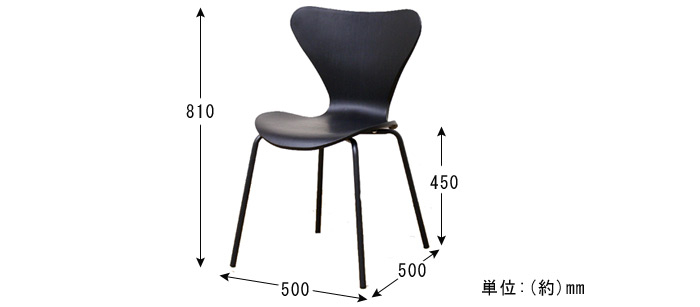 スツール ヨーデルの詳細図