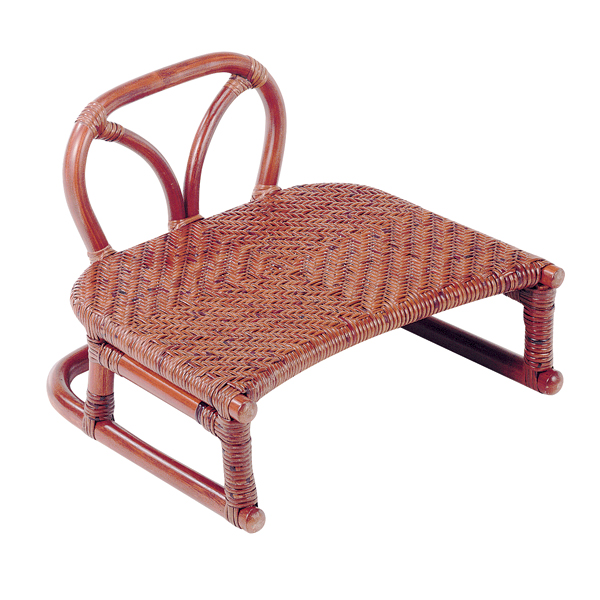 籐製品といえば老舗今枝ラタン 背付正座椅子 Sz 4dを激安で販売する京都の村田家具