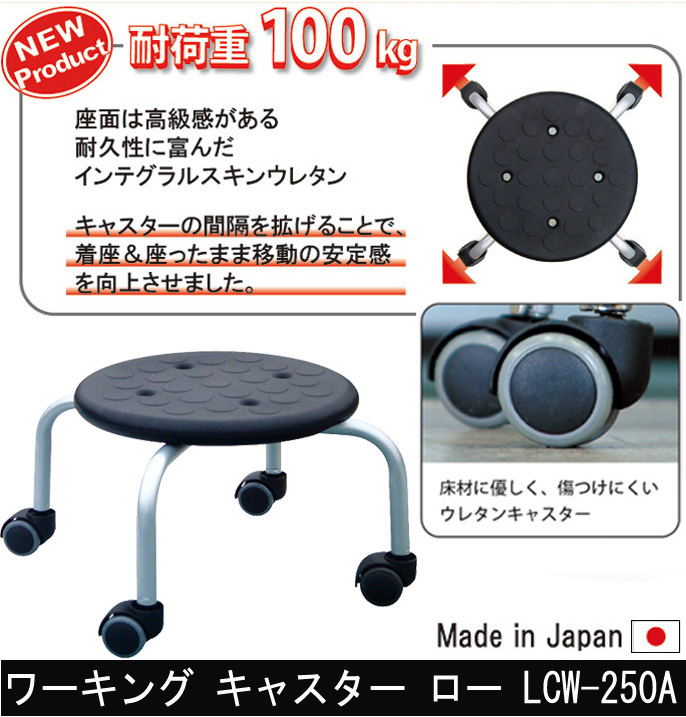 ワーキング キャスター ロー LCW-250Aを激安で販売する京都の村田家具