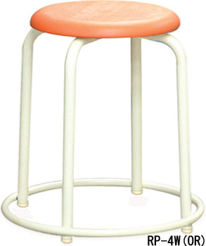 ラウンドスツール(外リング付) RP-4W(OR・GR)