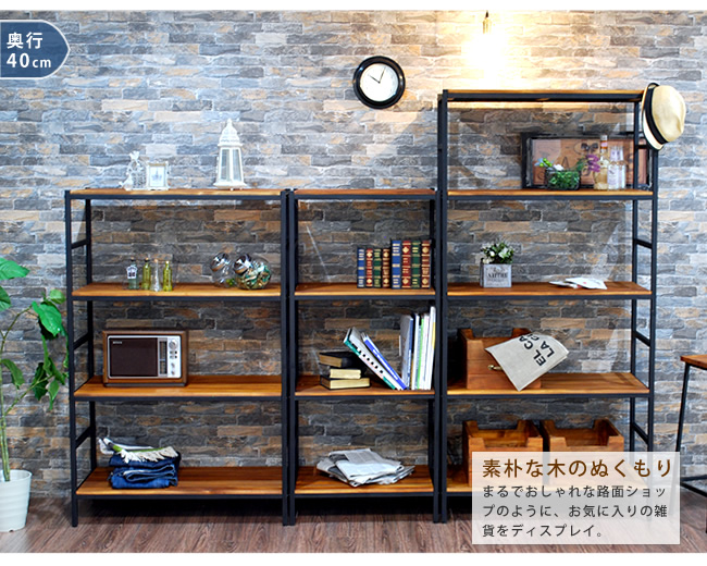 ブリックラックシリーズ4段タイプ 60×32×135 PRU-6032135を激安で販売する京都の村田家具