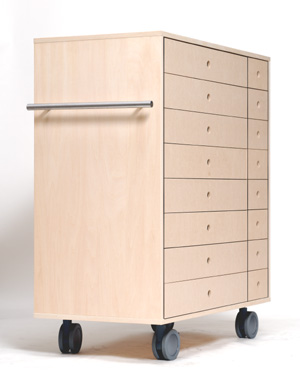 A3書類引出収納カート｜SC-T16-A3を販売する京都の村田家具です。