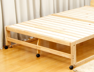 折り畳み ひのきスノコベッド ハイタイプ ダブルベッド Nk 2780を激安で販売する京都の村田家具