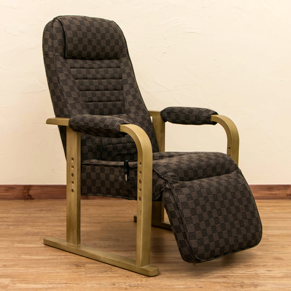 高座椅子 リクライニングチェア フット付 レバー式 S3-07を激安で販売