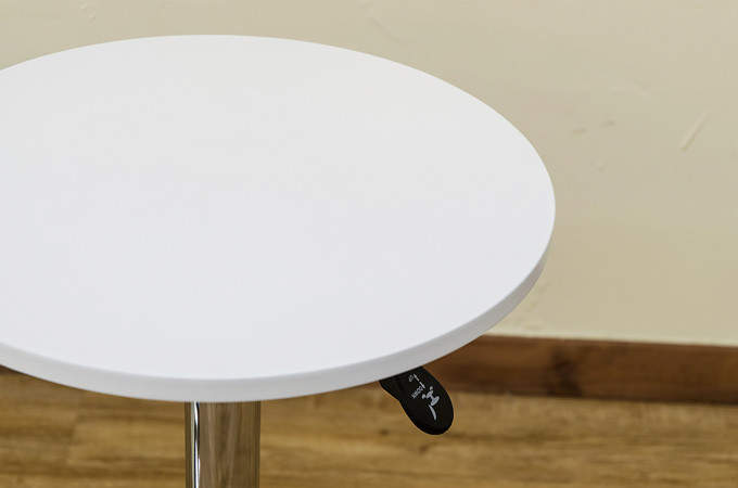 昇降式バーテーブル 40φ テーブル幅40cmタイプ HT-13 バーテーブル 丸