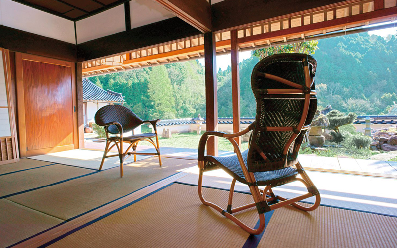 ラタン手編み パーソナルチェア C123KAZを激安で販売する京都の村田家具