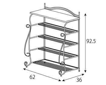 Celestia(セレスティア) シューズラック SR-620