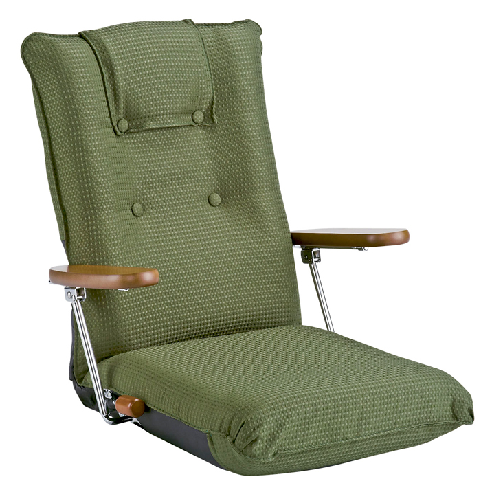 日本製】ポンプ肘式座椅子 YS-1075Dを激安で販売する京都の村田家具