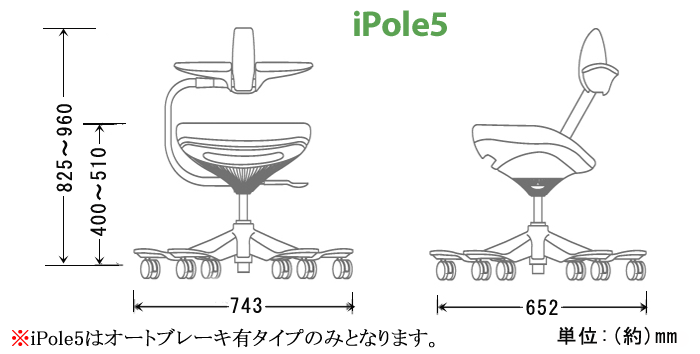 ウリドゥルチェア ipole7の詳細図